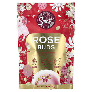 Suncore Foods, 玫瑰花蕾，1.5 盎司（43 克）