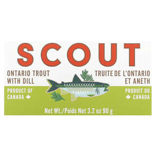 Scout, Trucha de Ontario con eneldo`` 90 g (3,2 oz)