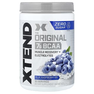 XTEND, 7 г BCAA, со вкусом голубой малины, 405 г (14,3 унции)