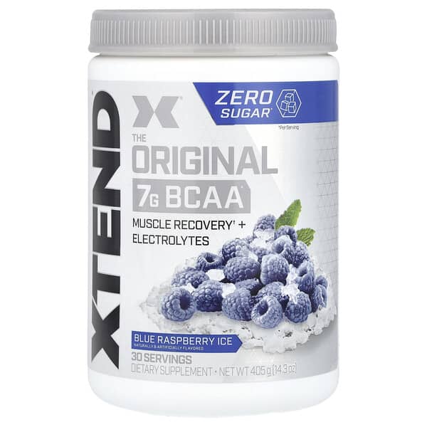 7G BCAA, Blue Raspberry Ice, 14.3 oz (405 g)
