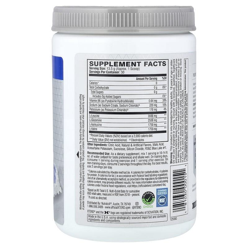 7G BCAA, Blue Raspberry Ice, 14.3 oz (405 g)