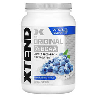 Xtend, The Original, 7 г амінокислот із розгалуженим ланцюгом (BCAA), смак «Малинова свіжість», 1,26 кг (2,78 фунта)