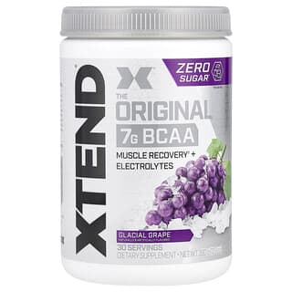 XTEND, The Original 7G BCAA, 글레이셜 그레이프, 405g(14.3oz)