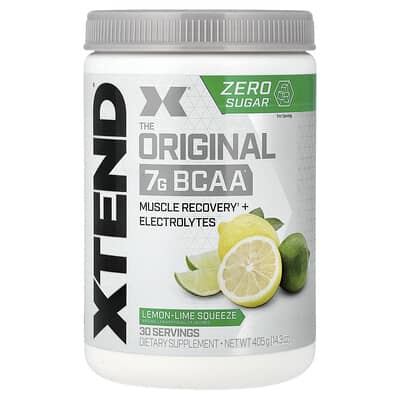 XTEND, The Original 7G BCAA, Lemon-Lime, 14.3 oz (405 g)