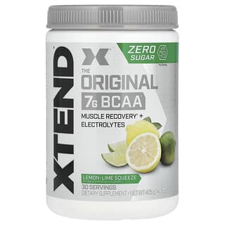 Xtend, The Original 7 г BCAA, со вкусом лимона и лайма, 405 г (14,3 унции)
