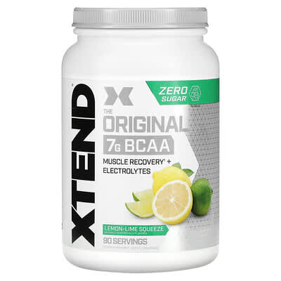 XTEND, 7G BCAA, Lemon-Lime Squeeze, 2.68 lbs (1.22 kg)