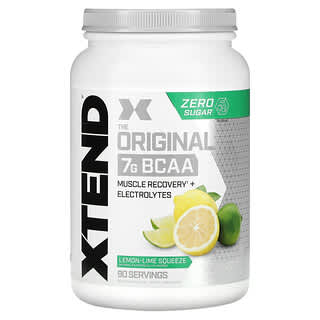Xtend, The Original, 7 г аминокислот с разветвленными цепями, со вкусом лимона и лайма, 1,26 кг (2,78 фунта)