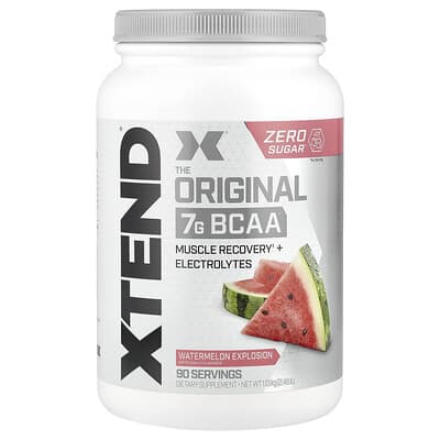 XTEND, The Original 7G Branched Chain Amino Acids, Watermelon Flavor, 2.48 lbs (1.13 kg)