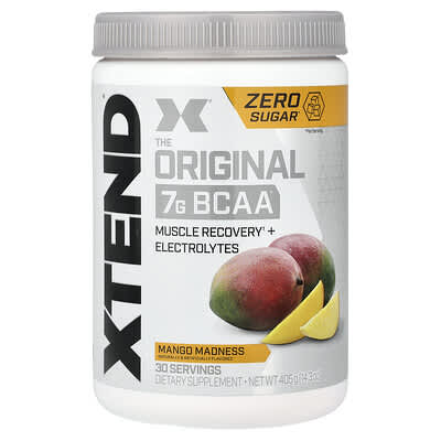XTEND, 7G BCAA, Mango Madness, 14.3 oz (405 g)