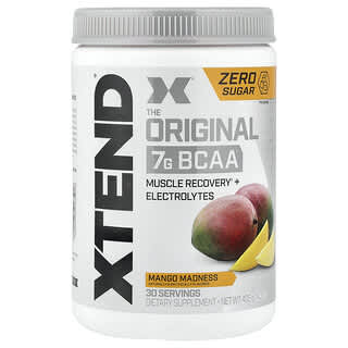 XTEND, 7G BCAA, 망고 매드니스, 405g(14.3oz)