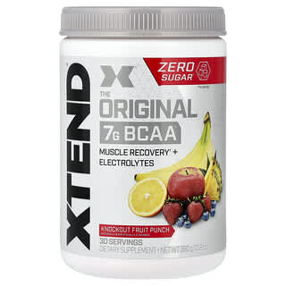 XTEND, 7G BCAA, Knockout Fruit Punch, 13.8 oz (390 g)