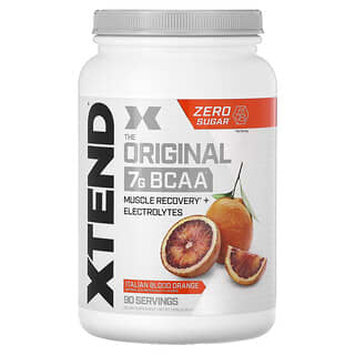 Xtend, The Original, 7 г аминокислот с разветвленными цепями, со вкусом итальянского красного апельсина, 1,31 кг (2,88 фунта)