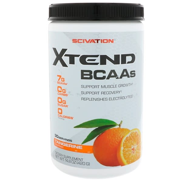 Xtend‏, الأحماض الأمينية متفرعة السلسلة Xtend، برتقال اليوسفي، 14.8 أوقية (420 جم) (Discontinued Item)