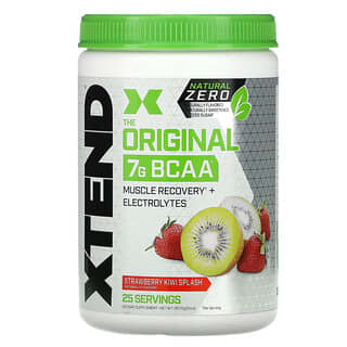 Xtend, The Original, 7 g de BCAA, Natural Zero, Purée de kiwi et de fraise, 367,5 g