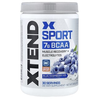XTEND, Sport（スポーツ）、7G BCAA、ブルーラズベリーアイス、345g（12.2オンス）