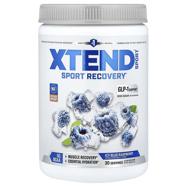 XTEND, Sport，7G 支鏈氨基酸，藍莓冰，12.2 盎司（345 克）