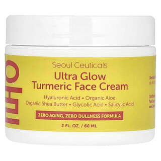 SeoulCeuticals, Crema facial con cúrcuma ultrabrillante, 60 ml (2 oz. líq.)