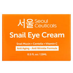 SeoulCeuticals, Snail Eye Cream, Schnecken-Augencreme, 15 ml (0,5 fl. oz.)