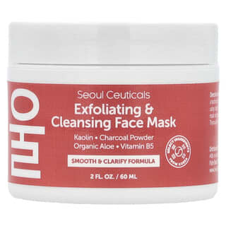 SeoulCeuticals, Masque de beauté exfoliant et nettoyant pour le visage, 60 ml