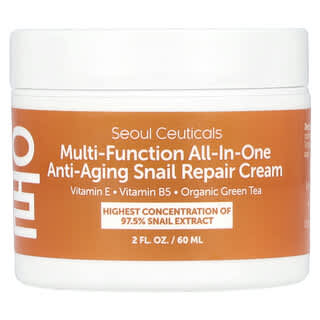 SeoulCeuticals, Multi-Function All-In-One Anti-Aging Snail Repair Cream, 2 fl oz (60 ml)