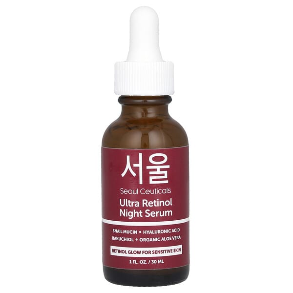 SeoulCeuticals, 울트라 레티놀 나이트 세럼, 30ml(1fl oz)