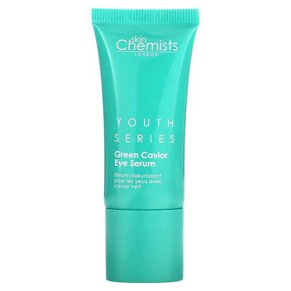 skinChemists, Youth Series, 그린 캐비아 아이 세럼, 15ml(0.50fl oz)