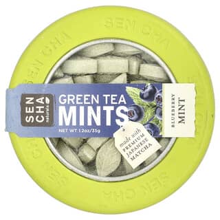 Sencha Naturals, Green Tea Mints, Minze-Tee-Minze, Heidelbeer-Minze, 35 g (1,2 oz.)