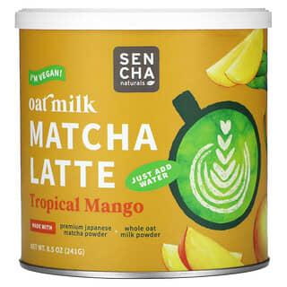 Sencha Naturals, Hafermilch, Matcha Latte, tropische Mango, 241 g 8,5 oz.