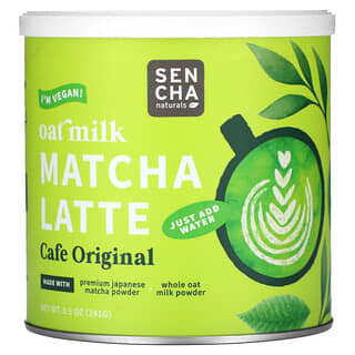 Sencha Naturals, Leche de avena, Latte matcha, Café original`` 241 g (8,5 oz)