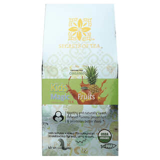 Secrets of Tea, Ekologiskt, Kids Magic™-te, frukt, koffeinfritt, 20 tepåsar, 40 g