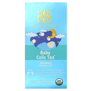سيكريتس أوف تي‏, شاي مغص عضوي للأطفال ، خالٍ من الكافيين ، 20 كيس شاي غير مبيض ، 1 أونصة (28 جم)
