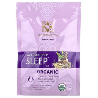 Secrets of Tea, Organic Valerian Deep Sleep™ Tea, Caffeine Free, 20 Tea Bags, 1.4 oz (40 g)