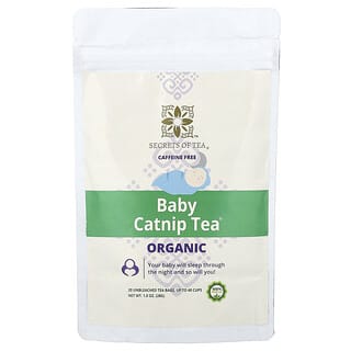 Secrets of Tea, Organic Baby Catnip Tea®, Caffeine Free, 20 Unbleached Tea Bags, 1 oz (28 g)
