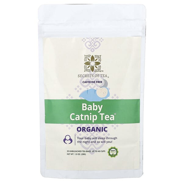 Organic Baby Catnip Tea®, Caffeine Free, 20 Unbleached Tea Bags, 1 oz (28 g)