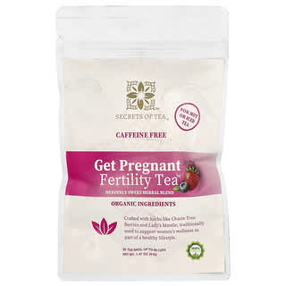 Secrets of Tea, Get Pregnant Fertility™ Fruits Tea, cafeïnevrij, 20 theezakjes, 41 g