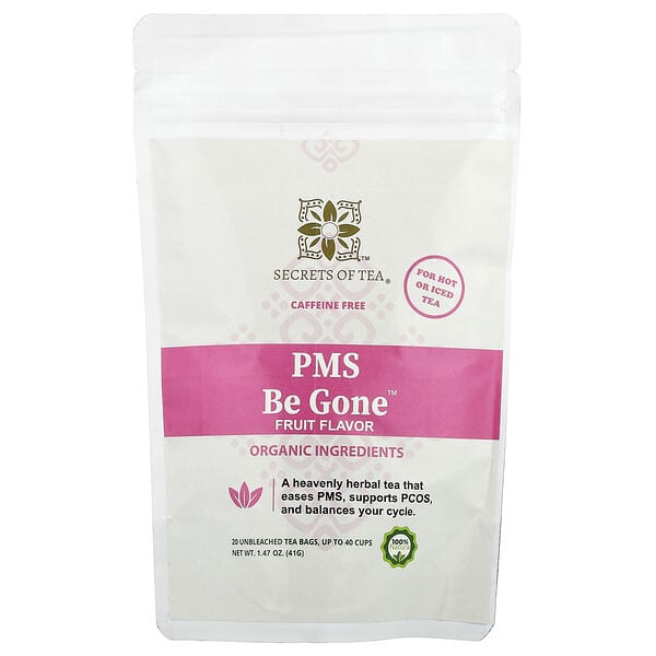 PMS Be Gone™ Tea, Fruit, Caffeine Free, 20 Unbleached Tea Bags, 1.47 oz (41 g)