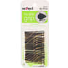 No Slip Grip, All Day Hold, Bobby Pins, Striped, 48 Pieces