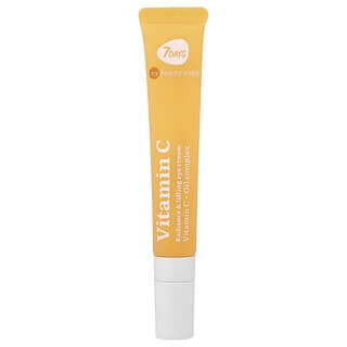 7 Days Beauty, Vitamina C, Creme para a Área dos Olhos com Dupla Ação, Iluminador e Lifting, 18 ml (0,6 fl oz)