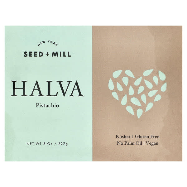 Seed + Mill, Halva, Pistachio, 8 oz (227 g)