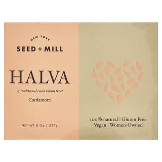 New York Seed + Mill, Halva, Cardamome, 227 g