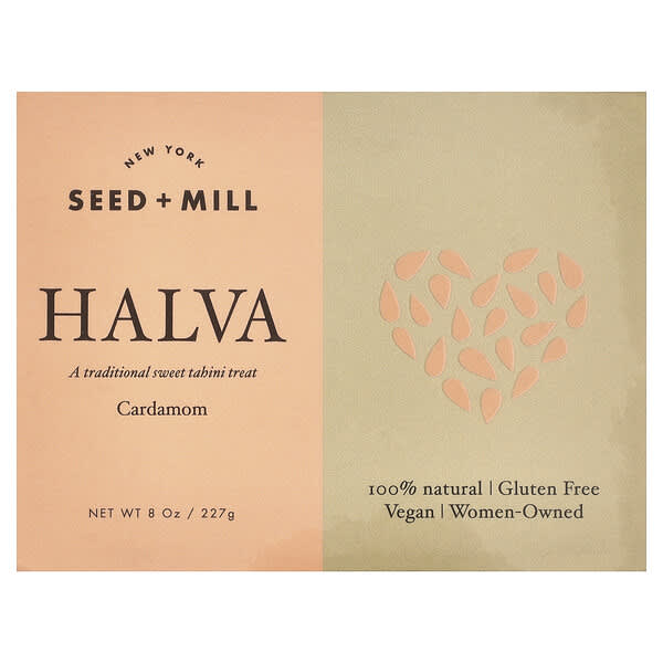 Seed + Mill, Halva, Cardamom, 8 oz (227 g)