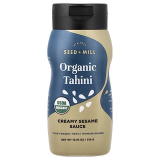 New York Seed + Mill, Organic Tahini, Creamy Sesame Sauce, 10.93 oz (310 g)