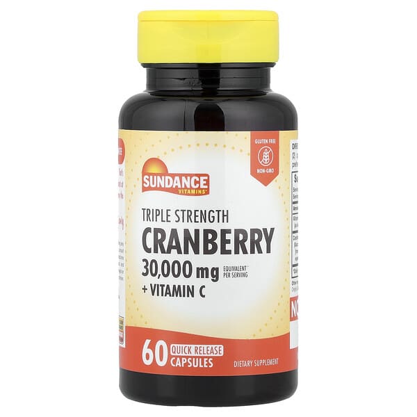 Sundance Vitamins, Cranberry, 60 Quick Release Capsules