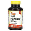 Saw Palmetto, 1200 mg, 100 capsules à libération rapide