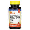 быстрорастворимый мелатонин, с натуральным ягодным вкусом, 5 мг, 180 быстрорастворимых таблеток