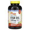 Aceite de pescado recubierto inodoro, Limón natural, 1200 mg, 150 cápsulas blandas