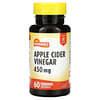 Vinaigre de cidre de pomme, 450 mg, 60 capsules à libération rapide