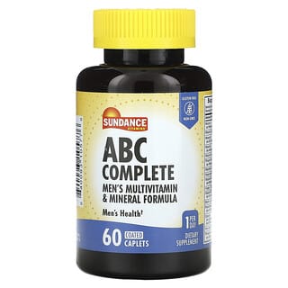 Sundance Vitamins‏, ABC Complete Men's Multivitamin & Mineral Formula, 60 Coated Caplets