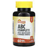 ABC Complete, Fórmula multivitamínica y mineral para adultos, 60 comprimidos recubiertos