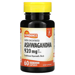 Sundance Vitamins, Super Concentrated Ashwagandha, 60 Quick Release Capsules (460 mg per Capsule)